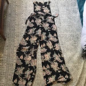 Sheer floral Jumper